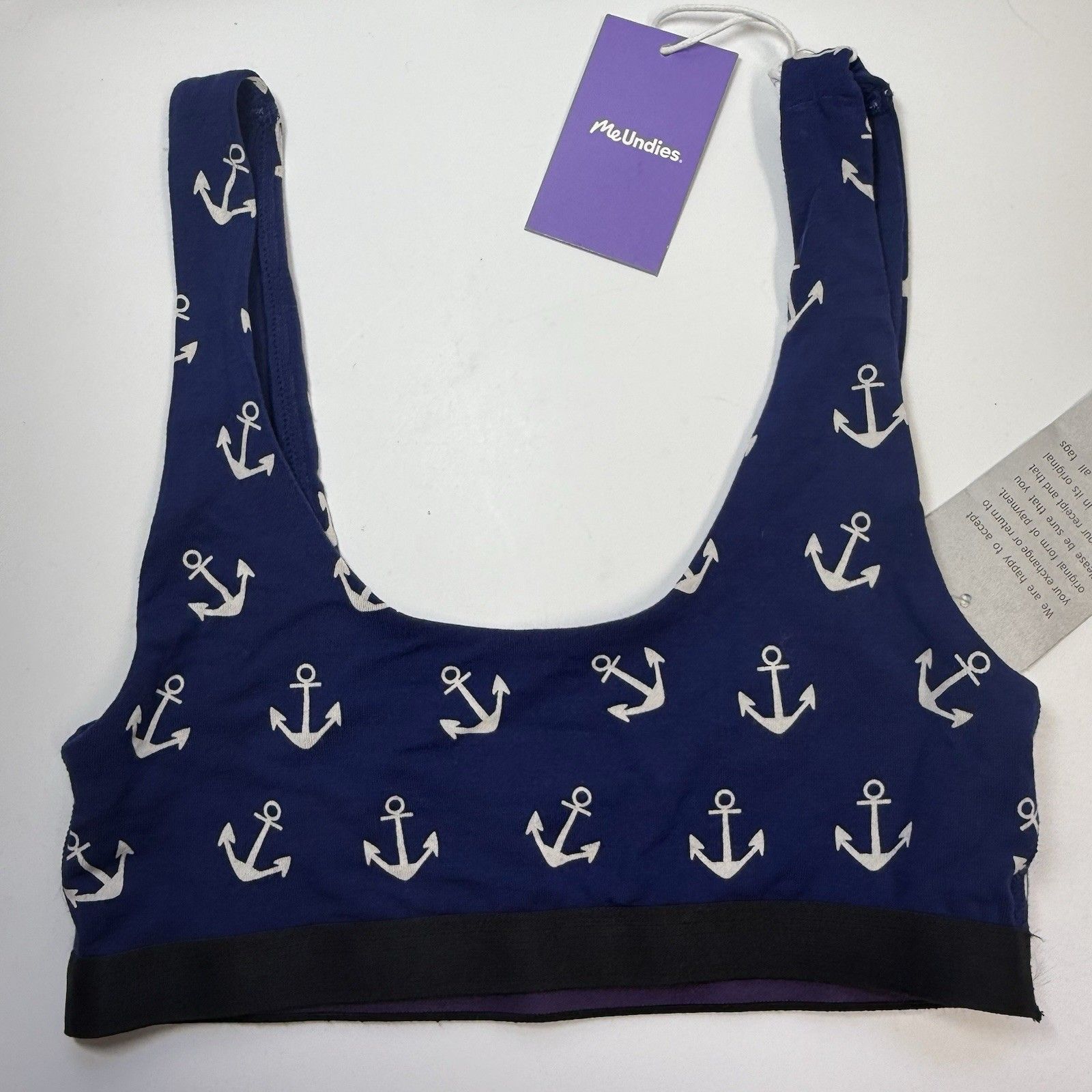 Meundies Anchors Away Print Bralette Sz Xs New — image 4 of 8